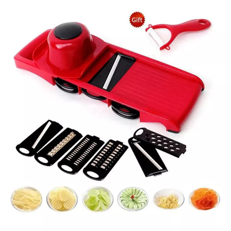 Picador multifuncional 6 en 1🍅 + 1 pelador ¡GRATIS!🎁