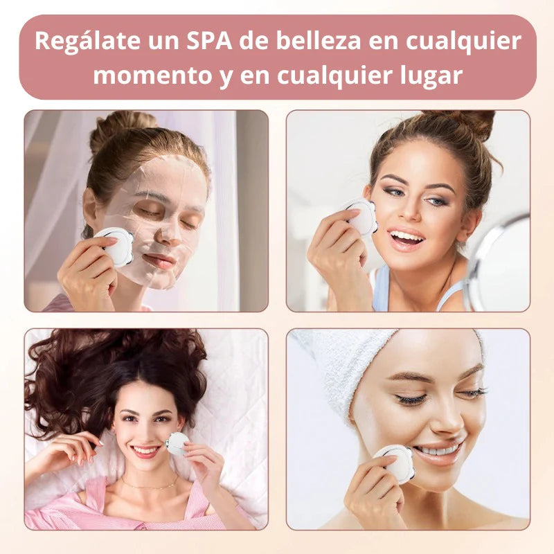 MASAJEADOR FACIAL CON MICROCORRIENTE ✨ - ELIMINA LAS ARRUGAS 👵❌