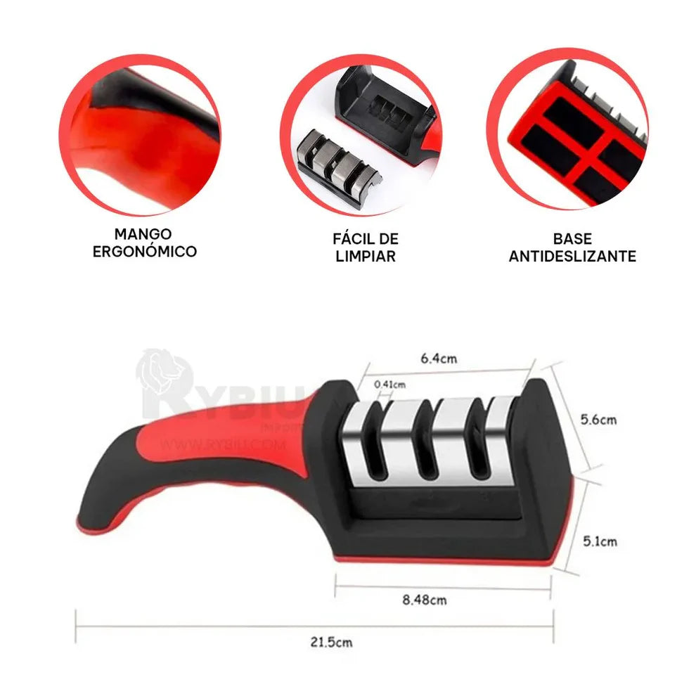 Afilador de cuchillos 🔪👇🏻+ ¡ENVIO GRATIS!🎁