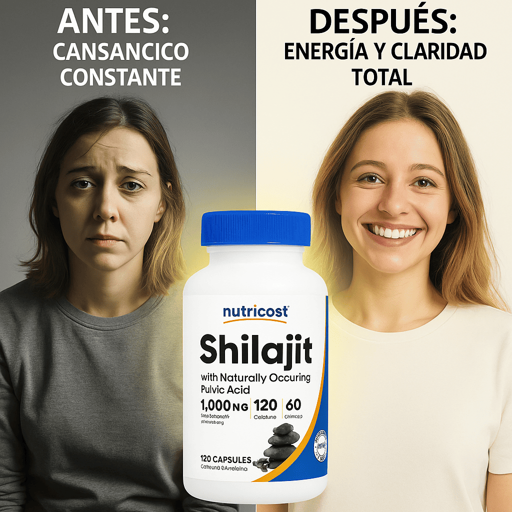 💥Shilajit 60 capsulas - Energía y rendimiento💪 + ¡Envío gratis!🎁