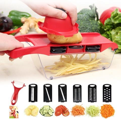 Picador multifuncional 6 en 1🍅 + 1 pelador ¡GRATIS!🎁