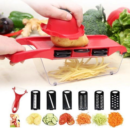 Picador multifuncional 6 en 1🍅 + 1 pelador ¡GRATIS!🎁