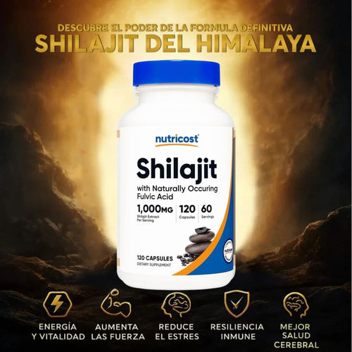 💥Shilajit 60 capsulas - Energía y rendimiento💪 + ¡Envío gratis!🎁