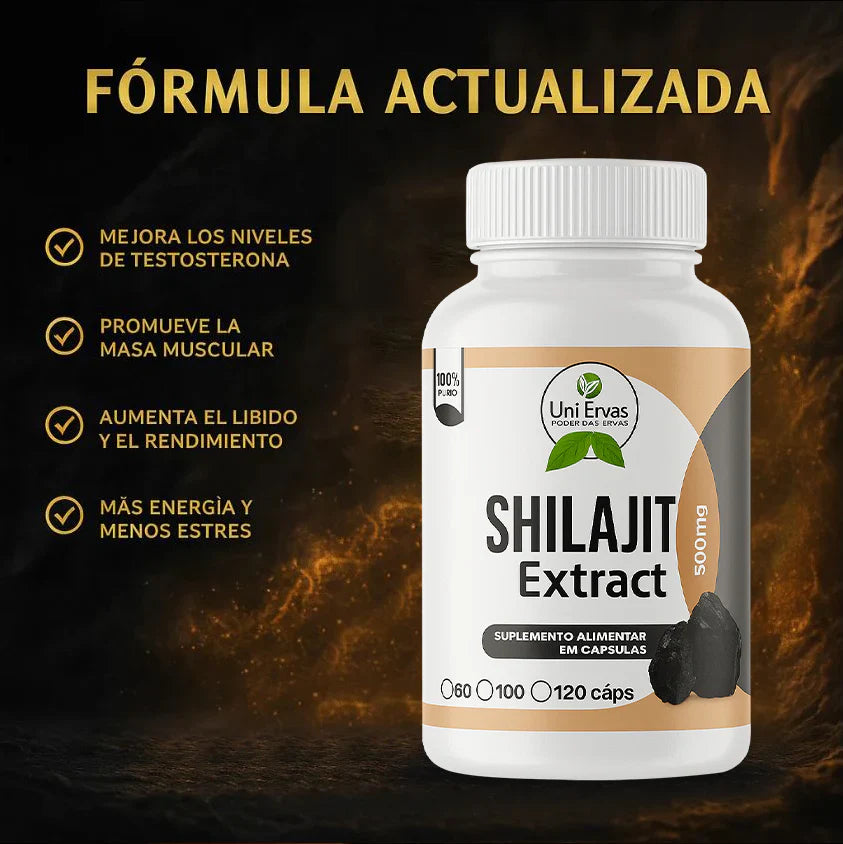 💥Shilajit 60 capsulas - Energía y rendimiento💪 + ¡Envío gratis!🎁