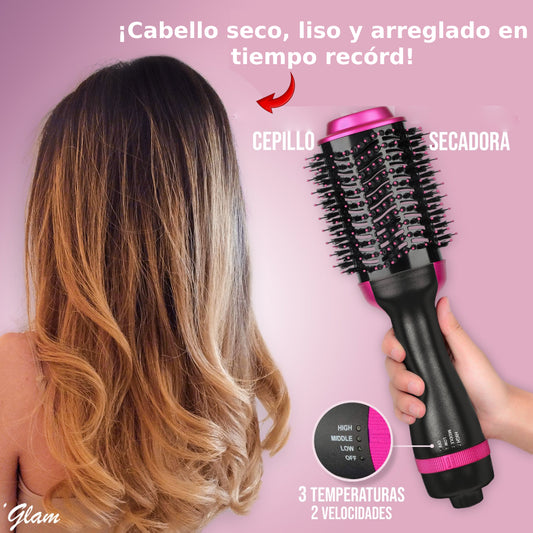Cepillo secador 3 en 1, Cabello seco y planchado menos de 10 minutos✅+¡ENVÍO GRATIS!🚚