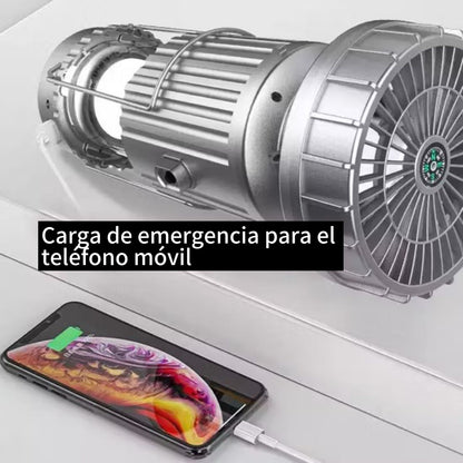 KIT 3 EN 1🔦 Luz, powerbank y ventilador + ¡ENVIO GRATIS!🚚